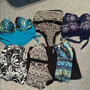 Colorful Swimwear Collection 3 Tankini’s-3 Bikinis